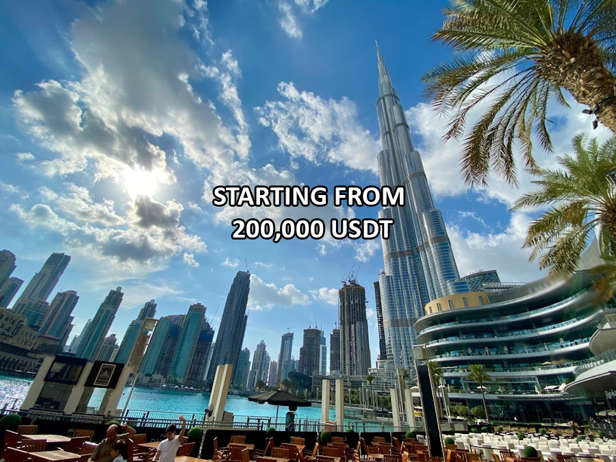 Dubai Marina luxury residence — buy with USDT and USDC