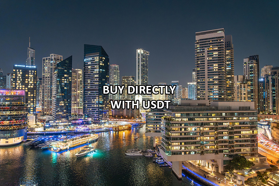 Purchase properties in Dubai directly with USDT